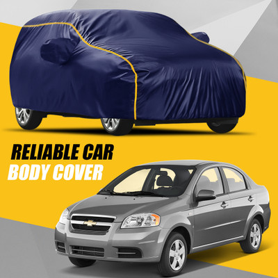 R Rayvin Star Car Cover For Chevrolet Aveo (With Mirror Pockets)(Multicolor)