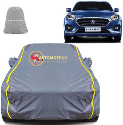 AUTOMOZEXO Car Cover For Maruti Swift Dzire (With Mirror Pockets)(Grey)
