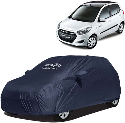 Kingsway Car Cover For Hyundai i10 (With Mirror Pockets)(Grey, For 2010, 2011, 2012, 2013 Models)