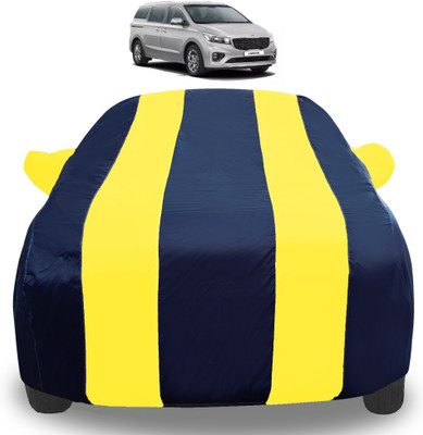 Auto Hub Car Cover For Kia Carnival (With Mirror Pockets)(Yellow)