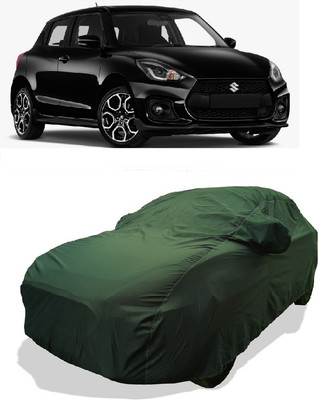 Coxtor Car Cover For Maruti Suzuki Swift RS (With Mirror Pockets)(Green)