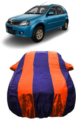 Wegather Car Cover For Mahindra E Verito D6 (With Mirror Pockets)(Orange)