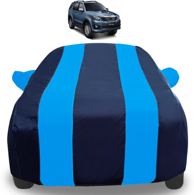 Amanzo Car Cover For Toyota Fortuner (With Mirror Pockets)(Blue)