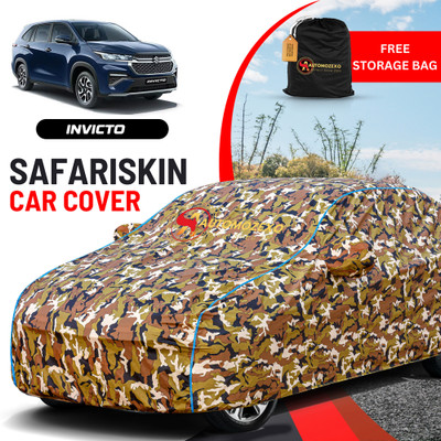 AUTOMOZEXO Car Cover For Maruti Suzuki Invicto (With Mirror Pockets)(Multicolor)