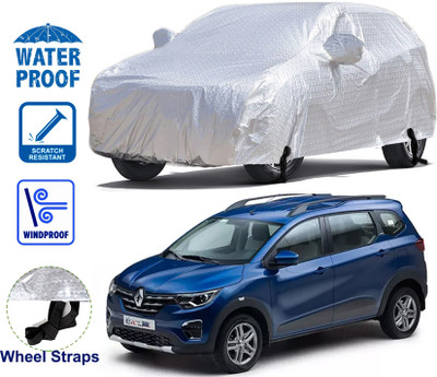 STARIE Car Cover For Renault Triber (With Mirror Pockets)(Silver)