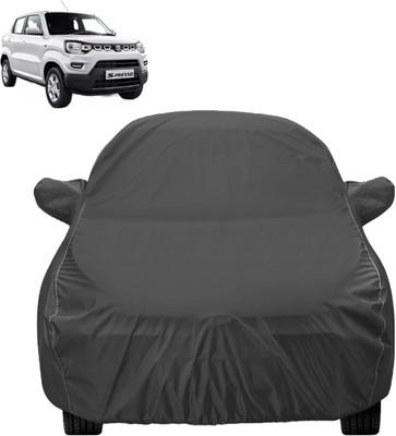 Auto Hub Car Cover For Maruti S-Presso (With Mirror Pockets)(Grey)