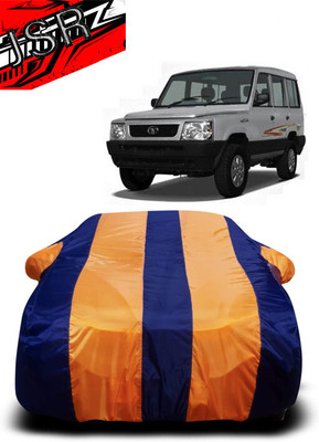J S R Car Cover For Tata Sumo Victa (With Mirror Pockets)(Orange, Blue)