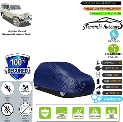Tamanchi Autocare Car Cover For Mahindra Marshal(Blue)