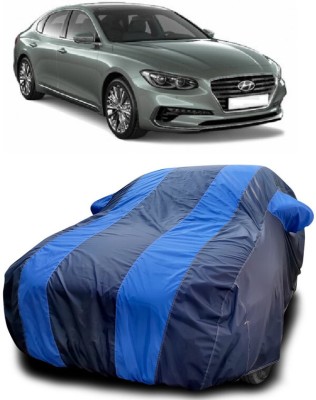 DIGGU Car Cover For Hyundai Grandeur 2.2 CRDi (With Mirror Pockets)(Blue, Blue)