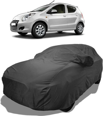QLAX Car Cover For Maruti A-Star VXI (With Mirror Pockets)(Grey)