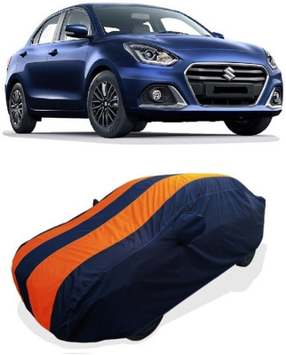 Coxtor Car Cover For Maruti Suzuki Swift Dzire (With Mirror Pockets)(Orange)