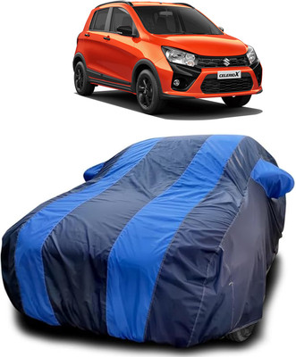 QLAX Car Cover For Maruti Suzuki CelerioX AMT ZXI (With Mirror Pockets)(Blue)
