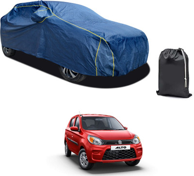 PAGORA Car Cover For Maruti Suzuki Alto K10 (With Mirror Pockets)(Blue)