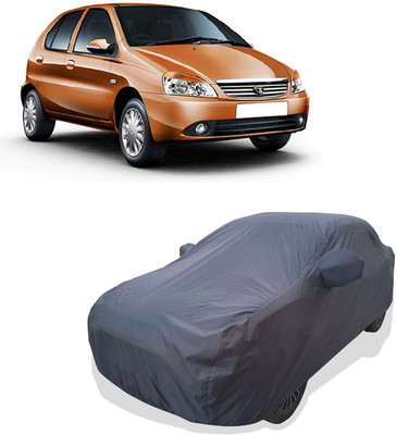 Tricway Car Cover For Tata Indica DLX (With Mirror Pockets)(Grey)