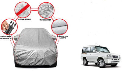 Auto Oprema Car Cover For Tata Sumo (With Mirror Pockets)(Silver)