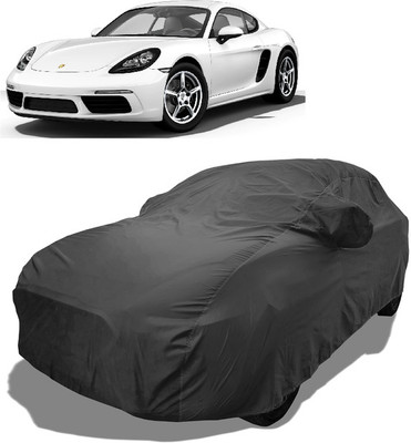 Coxtor Car Cover For Porsche 718 Cayman Petrol (With Mirror Pockets)(Grey)