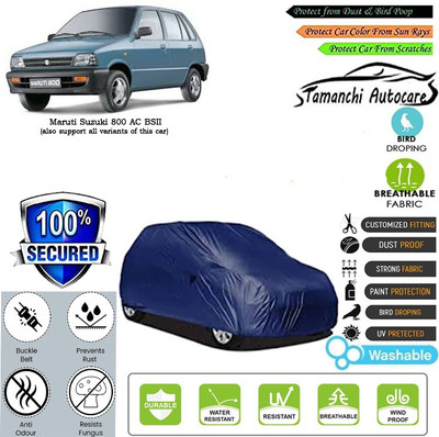 Tamanchi Autocare Car Cover For Maruti Suzuki 800 AC BSII(Blue)