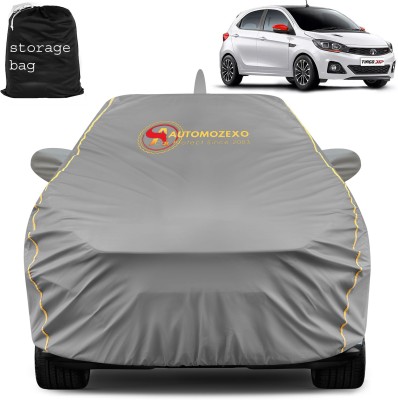AUTOMOZEXO Car Cover For Tata Tiago, Tiago EV, Tiago Facelift, Tiago XZ Plus Petrol, Tiago 1.2 Revotron XT (With Mirror Pockets)(Grey)