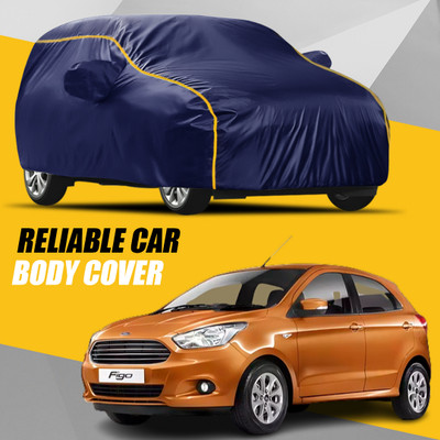 AXLOZ Car Cover For Ford Figo (With Mirror Pockets)(Multicolor)
