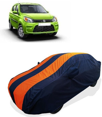 QLAX Car Cover For Maruti Alto 800 STD Opt Petrol (With Mirror Pockets)(Orange)