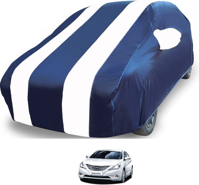 MOCKHE Car Cover For Hyundai Sonata (With Mirror Pockets)(White)