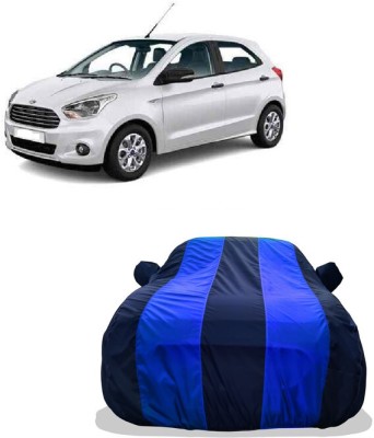 Tricway Car Cover For Ford Figo 1.2P Titanium Plus MT (With Mirror Pockets)(Multicolor)