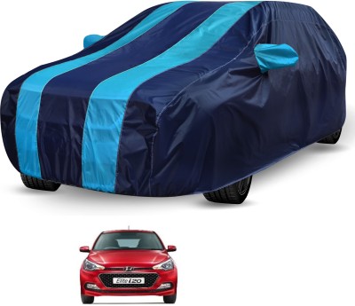 Auto Hub Car Cover For Hyundai Elite i20 (With Mirror Pockets)(Blue, Blue)