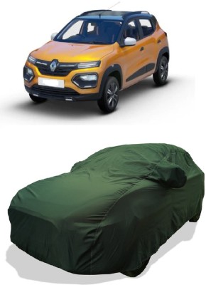 Coxtor Car Cover For Renault Kwid Climber 1.0 MT (With Mirror Pockets)(Green)