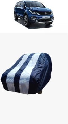 ATBROTHERS Car Cover For Tata Hexa XMA Diesel (Without Mirror Pockets)(White, Blue)
