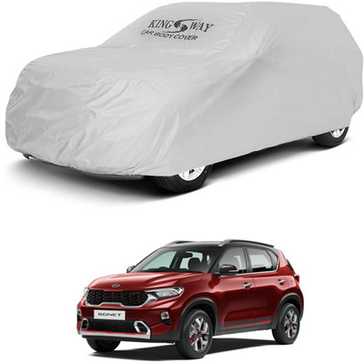 Kingsway Car Cover For Kia Sonet (Without Mirror Pockets)(Silver, For 2021, 2022, 2023, 2024 Models)