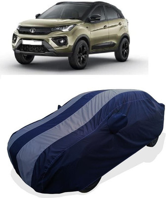 QLAX Car Cover For Maruti Nexon XMA AMT Petrol (With Mirror Pockets)(Grey)