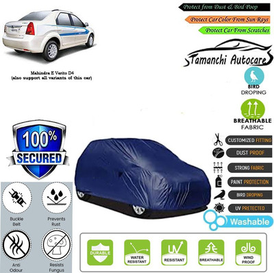 Tamanchi Autocare Car Cover For Mahindra E Verito D4(Blue)