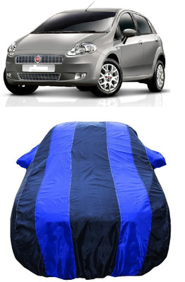 Wegather Car Cover For Fiat Punto Emotion 1.4L (With Mirror Pockets)(Blue)