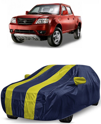 ANTOFY Car Cover For Tata Xenon XT (With Mirror Pockets)(Yellow, Blue)