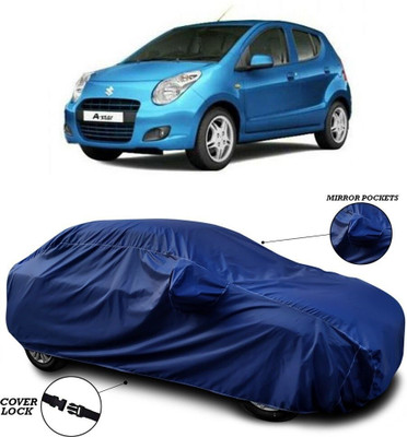 ANTHUB Car Cover For Maruti Suzuki Alto 800 (With Mirror Pockets)(Blue)