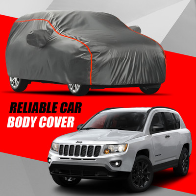 S Shine Max Car Cover For Jeep Compass (With Mirror Pockets)(Multicolor)