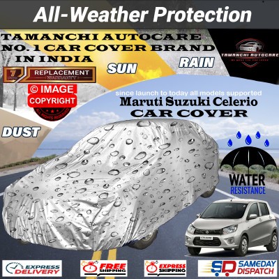 Tamanchi Autocare Car Cover For Maruti Suzuki Celerio(Silver)