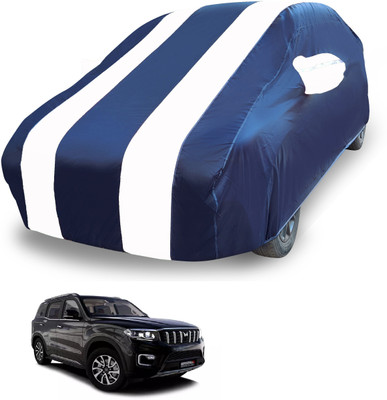 MOCKHE Car Cover For Mahindra Scorpio N (With Mirror Pockets)(White)