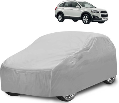 Caronix Car Cover For Chevrolet Captiva (With Mirror Pockets)(Silver)