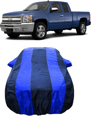 Wegather Car Cover For Chevrolet Silverado 4.8L (With Mirror Pockets)(Blue)