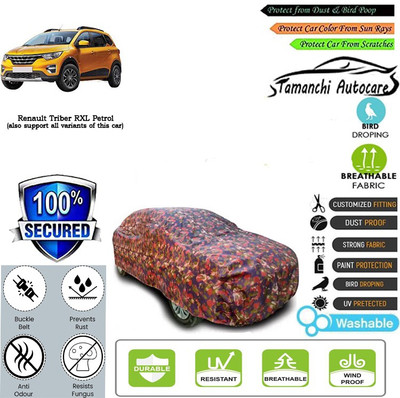 Tamanchi Autocare Car Cover For Renault Triber RXL Petrol(Multicolor)