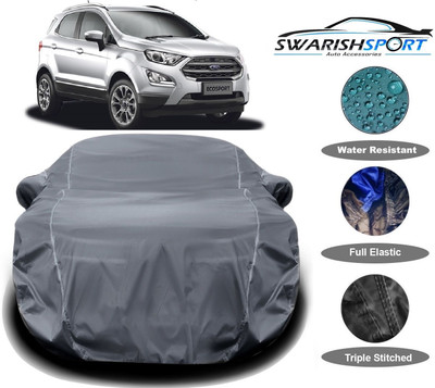 Swarish Car Cover For Ford Ecosport (With Mirror Pockets)(Grey)
