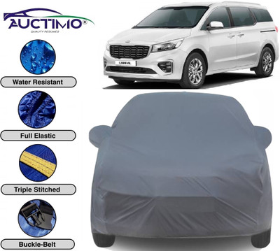 AUCTIMO Car Cover For Kia Carnival (With Mirror Pockets)(Grey)