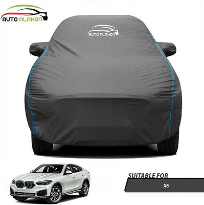 AUTO ALAXON Car Cover For BMW X6 (With Mirror Pockets)(Black)
