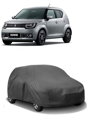 ARNEJA Car Cover For Maruti Suzuki Ignis (Without Mirror Pockets)(Grey)