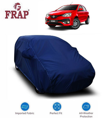 Frap Car Cover For Toyota Etios Liva (With Mirror Pockets)(Blue)