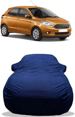 Wegather Car Cover For Ford Figo 1.5D Ambiente MT (With Mirror Pockets)(Blue)