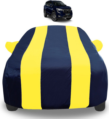 Auto Hub Car Cover For Mahindra XUV 700 (With Mirror Pockets)(Yellow)