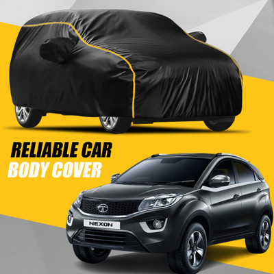 S Shine Max Car Cover For Tata Nexon (With Mirror Pockets)(Multicolor)