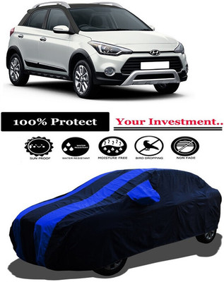 Amexride Car Cover For Hyundai i20 Active 1.4 SX with AVN (With Mirror Pockets)(Multicolor)